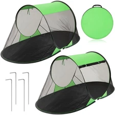 2 Pcs Pop up Mosquito Tent Outdoor for Camping One Person Bug Net Pop up Scre...