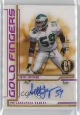 2024 Panini Gold Standard Fingers Rose 4/24 Seth Joyner #GF-SJ Auto w7p