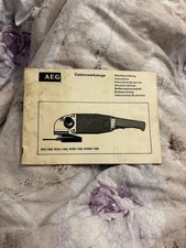 AEG Betriebsanleitung WS 1400, WSA 1400, WSB 1400, WSBA 1400