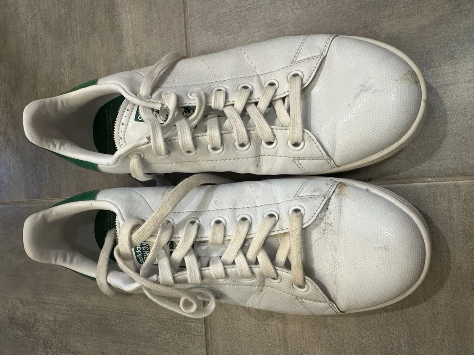 Zapatos de Golf Adidas Stan Smith Talla 9 Verde Y Blanco Usados Una Vez Perfecto Estado Foto 3 de 4