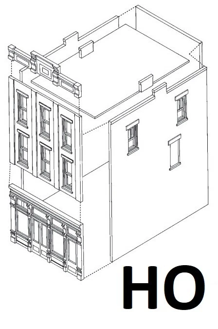 HO Scale - Walker Building "Building KIt" DPM-20400 - Image 3 of 4