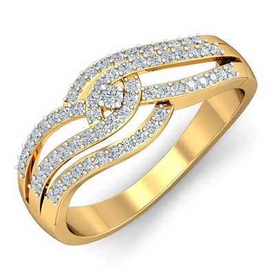 1/2 Ct Solitaire Lab Grown Diamond Ring Solid 14K Gold Wedding Engagement Gift