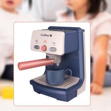Kids Coffee Maker Toy Kitchen Appliance Playset with Light and Sound Role Play