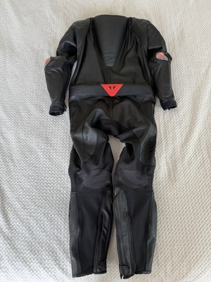 Dainese Adria Perforated Leather Racing Motorcycle Suit Size 52 | eBay