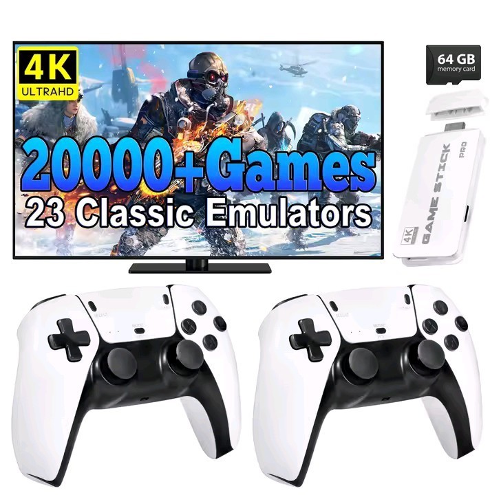 M15 video game console 2.4g wireless dual controller two player classic console