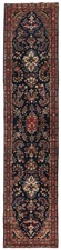 Vintage Hand-Knotted Tribal Runner Rug 3X15 Floral Oriental Hallway Carpet
