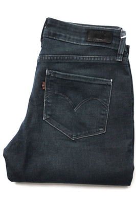Levi's Bold Curve Skinny Fit Damen Jeans W28 L30 Dunkelblau Stretch LEVJ892