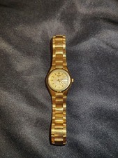 Vintage Seiko 5 Automatic Gold Tone Ladies Wa...