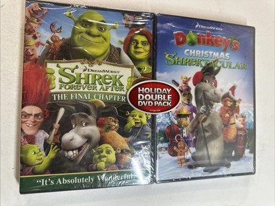 shrek holiday double DVD pack sealed (forever after final chapter, christmas spe