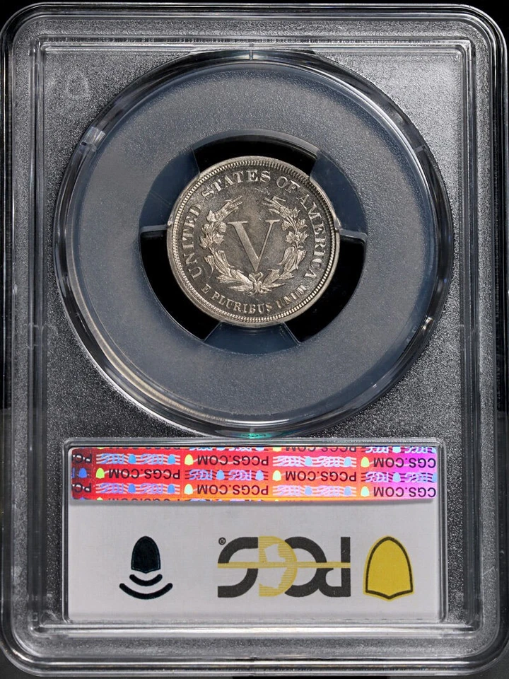 1883 Liberty V Nickel No Cents Proof PCGS PR65 Cameo Superb Eye Appeal - Image 4 of 4