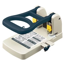 KOKUYO Heavy Duty 2-Hole Punch PN-33 70 Sheets Steel Manual Blue White