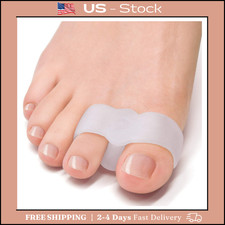 Pack of 12 Bunion Corrector, Toe Separators with 2 Loops, Big Toe Spacer Suitabl