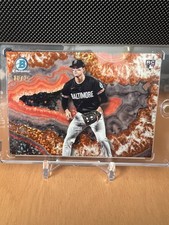 2025 Bowman Chrome Crystallized Coby Mayo Orange /25 Case Hit
