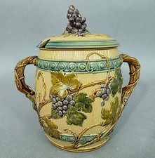 A1625 Bowl Pot Porcelain Stoneware, V&B Mettlach Circa 1900, Model No 2225, Height 28cm