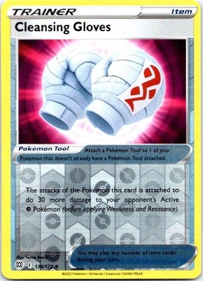 Cleansing Gloves Uncommon SWSH09: Brilliant Stars 136/172 HP HP-HP