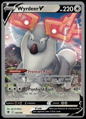 Wyrdeer V 134/189 2023 World Championship LP+ Pokemon Gabriel Fernandez Deck