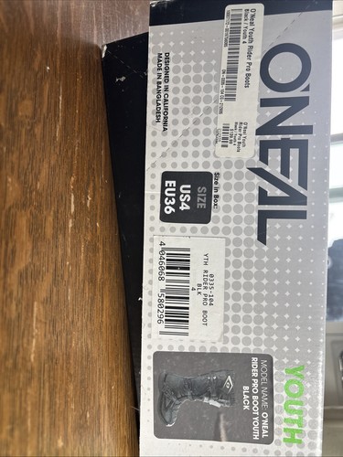 O’Neal Youth Rider Pro Boot - Black - Picture 4 of 4