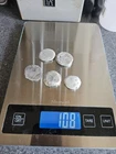 108 grams Hand Poured Silver rounds.  98-99%