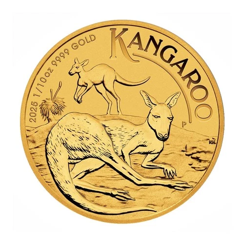2025 Australian Gold Kangaroo 1/10 oz — photo from the most recent tracked eBay sale