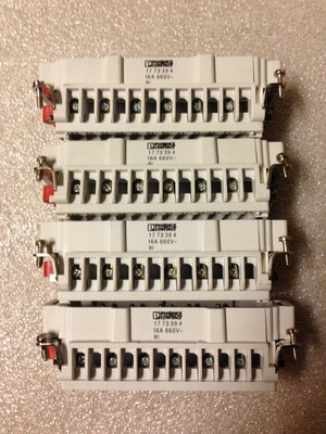Lot Of 4 Phoenix Contact Contact insert, 1773394, Shipsameday#117L