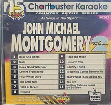 90262 JOHN MICHAEL MONTGOMERY  CHARTBUSTER KARAOKE CDG LOT TEX