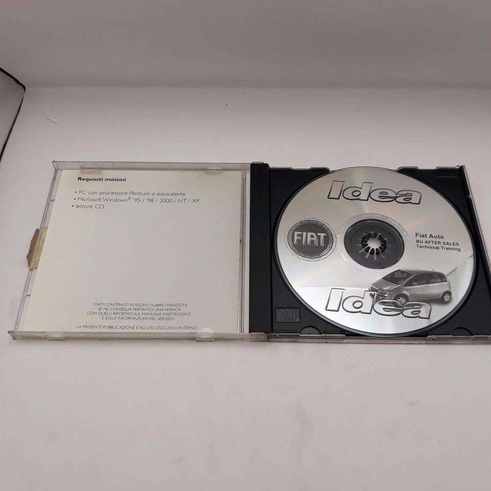Manuale officina Technical Training corso formazione Fiat Idea Fiat Auto - su CD - Immagine 4 di 4