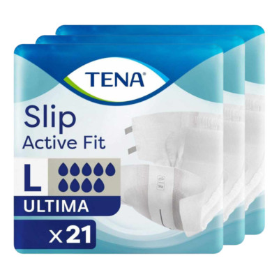 Tena Slip Active Fit Ultima Large - Windeln mit Folie (3x21 Stk)