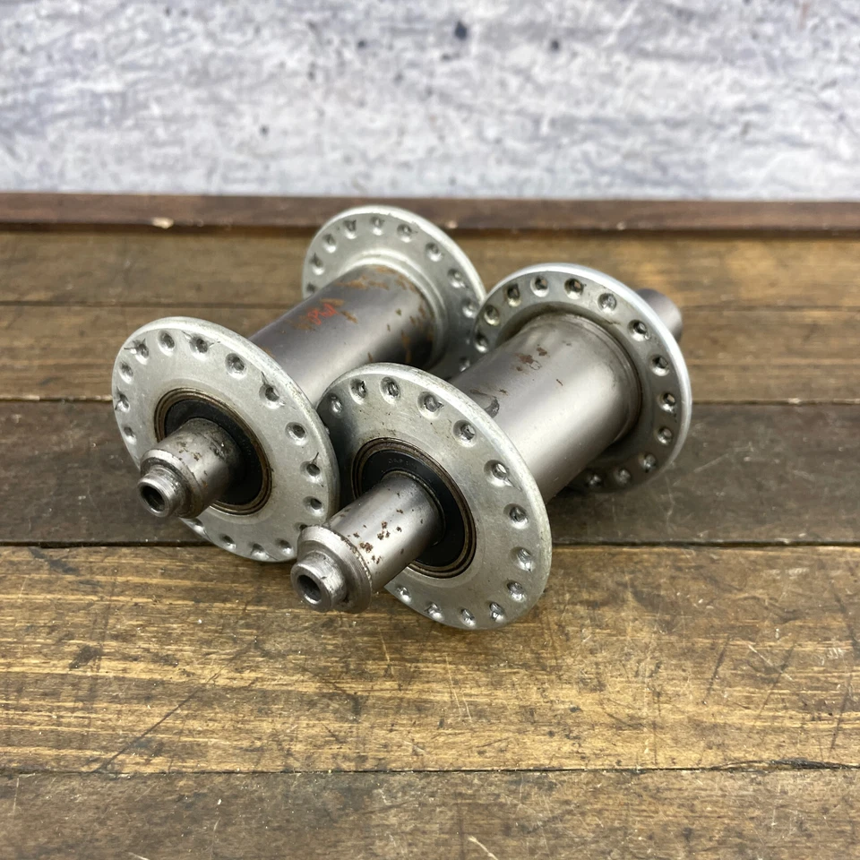 复古 Phil 木质轮毂套件 36 孔 36h 120 毫米 70 年代 80 年代 Eroica QR 前后自行车 — 第 4/4 张图片