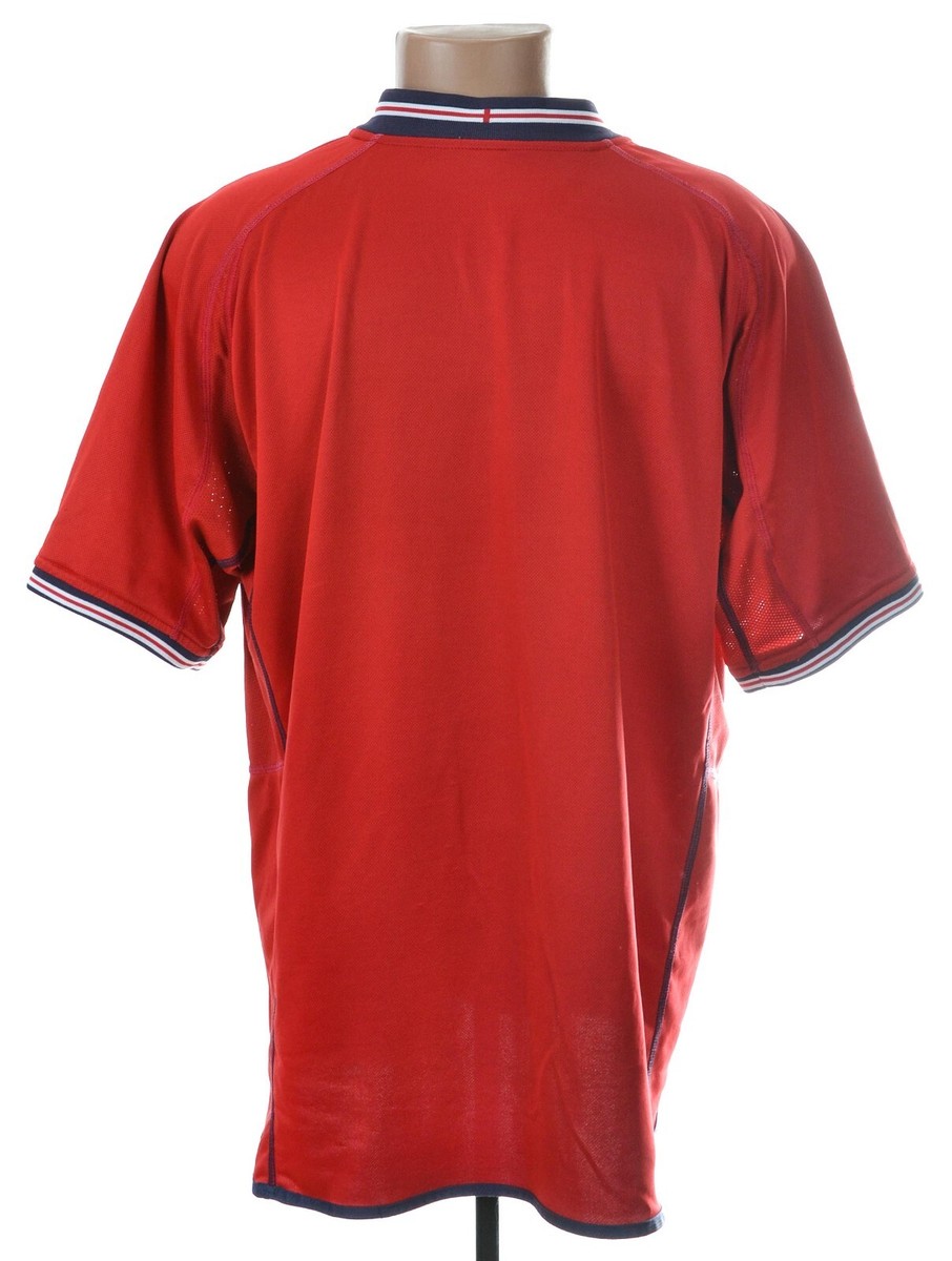 00s UMBRO ノルウェー代表　ホームユニフォーム　タオル地　赤 00s UMBRO ノルウェー代表 ホームユニフォーム タオル地 赤 00s