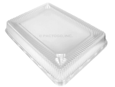 Handi-Foil Clear Plastic MEDIUM Dome Lid for Half 1/2 Size Sheet Cake Pan 