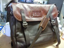 VILLAGE TANNERY Designs by Sevestet New York All Leather Messenge XL  (on sale)