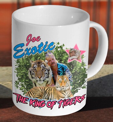 Tiger King Joe Exotischer König der Tiger - Keramik Tee/Kaffee - Tasse Tasse