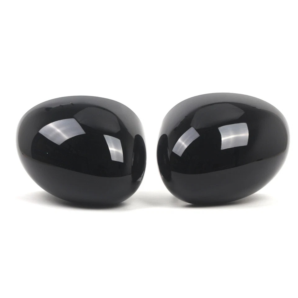 Tapa de cubierta de espejo retrovisor lateral negro brillante para BMW MINI Cooper F55 F56 F57 F60 LHD Foto 2 de 4