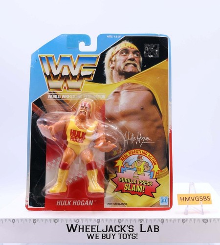 Hulk Hogan WWF Wrestling 1990 Hasbro Vintage Actio...