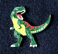 2024 GF Destination Imagination Dinosaur DI Trading Pin