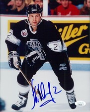 Alexei Zhitnik Los Angeles Kings Signed 8x10 Glossy Photo JSA Authenticated