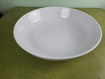 Denmark Vitrified Porcelain Oversized Serving Bowl 14'' White Safe Everywhere