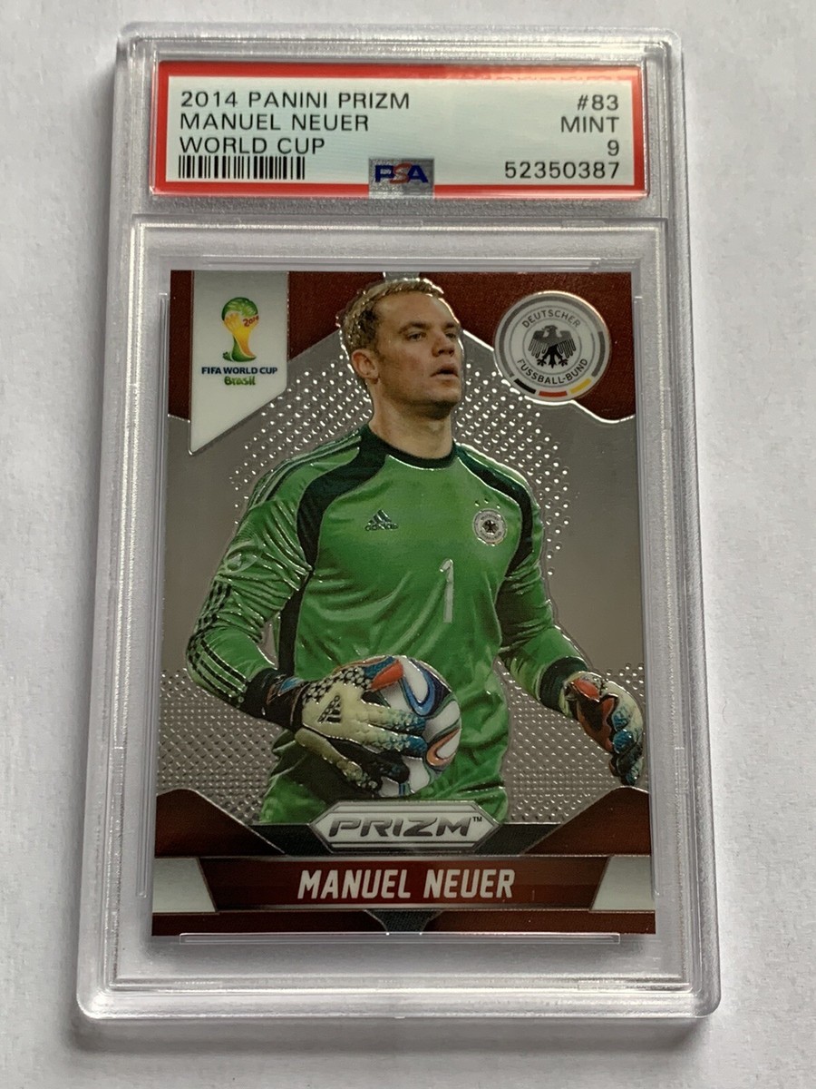 MANUEL NEUER 2014 Panini Prizm FIFA World Cup #83 PSA 9 MINT