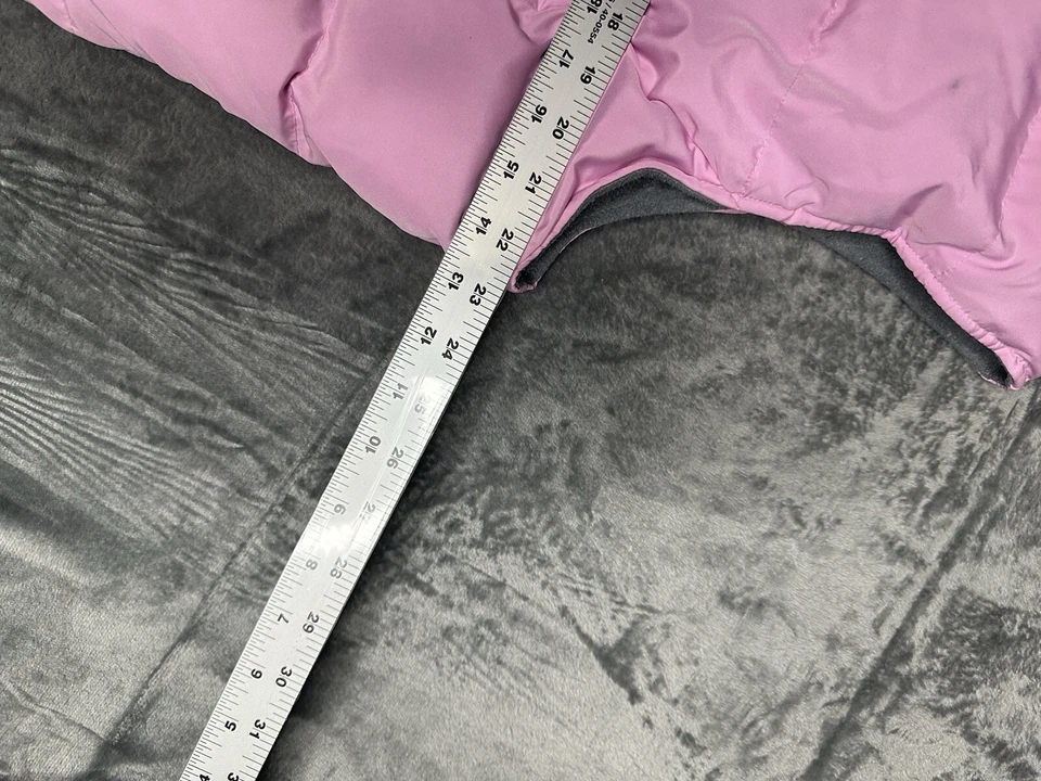 Chaleco acolchado rosa Athletic Works senderismo al aire libre camping XL Foto 4 de 4