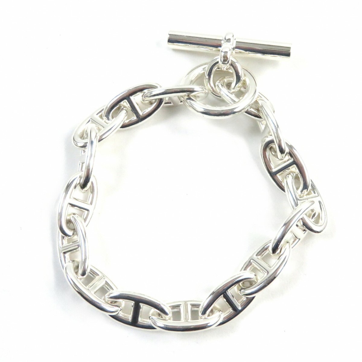 Hermes Bracelet Chaine d'Ancre GM Silver 16 LINK Frame Men Hermes Bracelet Chaine d'Ancre GM Silver 16 LINK Frame Men