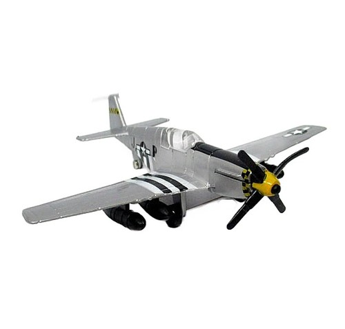 Modelo de avión fundido a presión P-51 Mustang Segunda Guerra Mundial, Motormax 4,5 pulgadas - Imagen 6 de 9