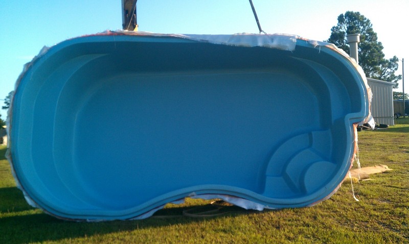 FIBERGLASS POOL 12x22x5 $18,000 MADE IN USA DIY SHIPPING NOT INCLUDED