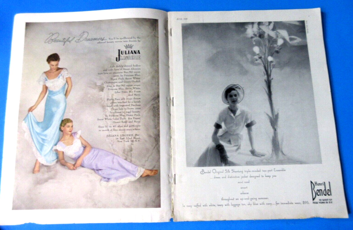 Vogue June 1949 Fashions for Summer Pleasures Very RARE | eBay