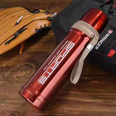 Isolierkanne 650ml Edelstahl Thermoskanne Sport Trinkflasche Kaffeebecher