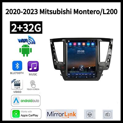 2020-2023 Mitsubishi Montero/L200 Carplay Radio Android Car 12.1-Inch Navigation