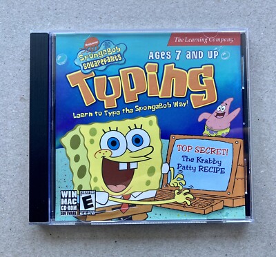 Spongebob Schwammkopf Tippen, MAC, WIN CD ROM Software The Learning Company Spiel