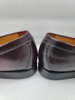 Cole Haan NikeAir Burgundy Pinch Tassel Slip On Loafer Mens 