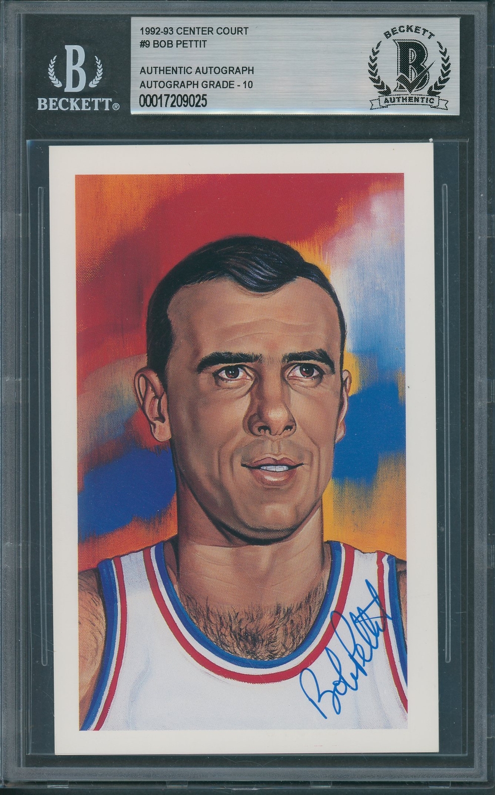 Bob Pettit Autographed Memorabilia | Signed Photo, Jersey 