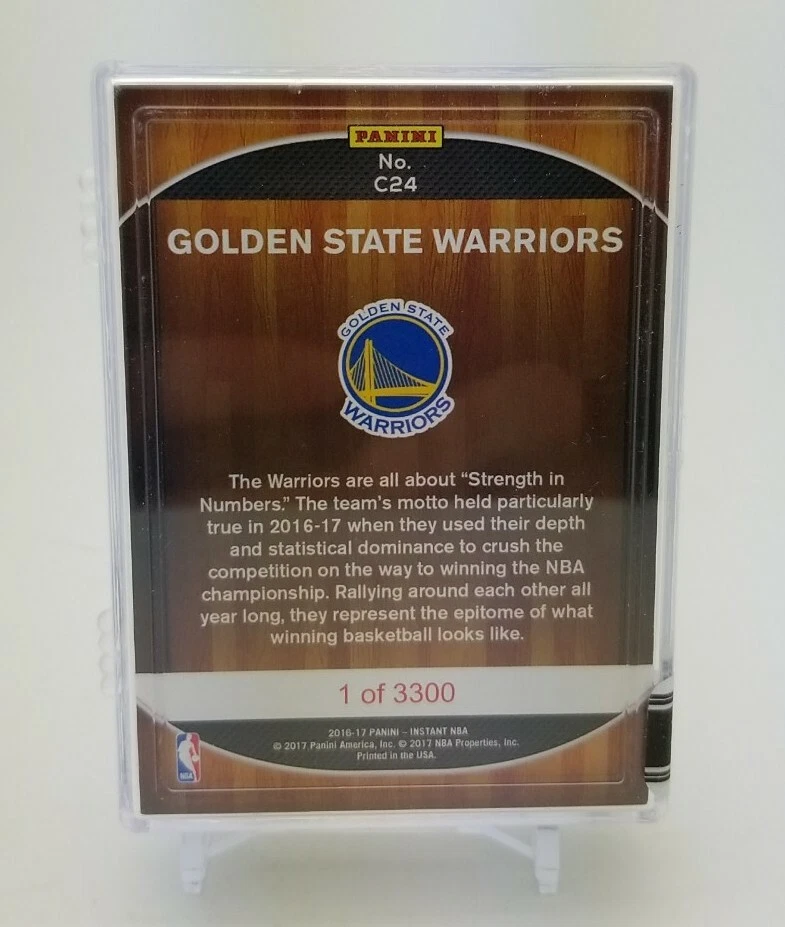 2016-17 Panini Instant - Golden State Warriors 2017 Finals Championship Set Red - Image 2 of 4