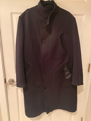 Yohji Yamamoto Y-3 Future Sport Neoprene Long Coat size Medium adidas y3